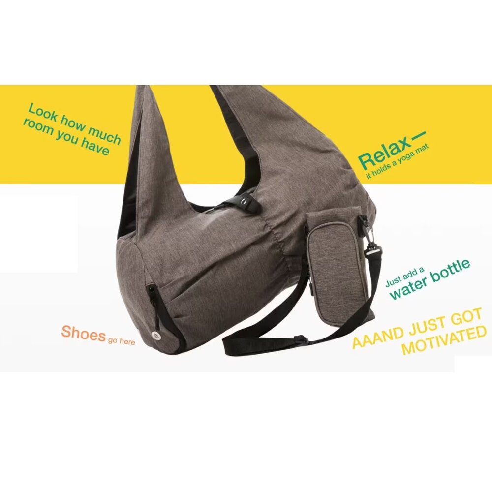 DSW Packable Carryall/Duffle/Tote Gym/Hand Bag & Water Bottle Pouch Set *SEALED*